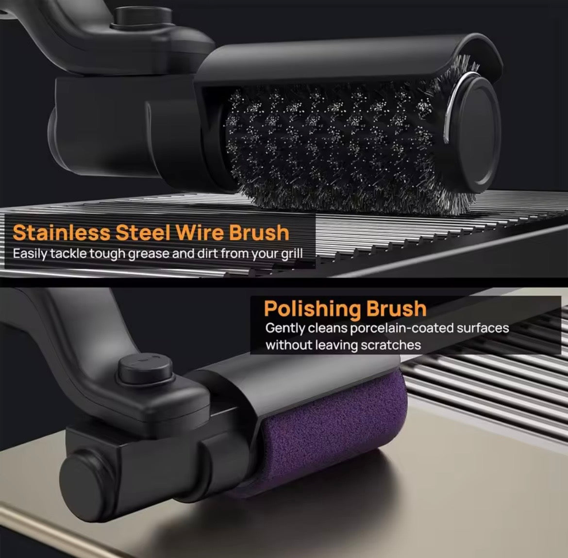 GrillDuty™ Electric Grill Brush — Deep Clean in 60 Seconds